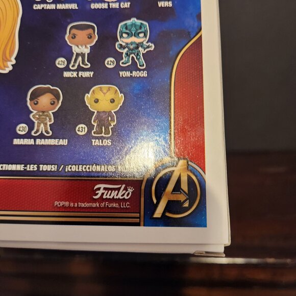 Marvel Captain Marvel CHASE Funko PoP Vinyl Figure #425 - Picture 7 of 8